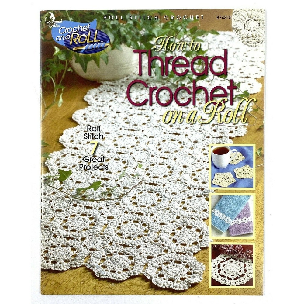 How to Thread Crochet on a Roll Bullion Stitch 7 Projects by Annie's Attic